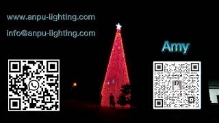 How to Produce a 16m Giant Pixel Outdoor Lighted Christmas Tree (Motif Lighting)