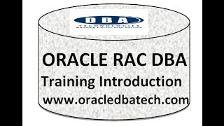 Oracle RAC DBA Training - Introduction