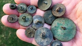 Metal Detecting - Flat Button Extravaganza!
