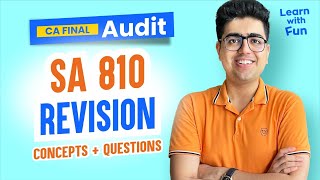 SA 810 Revision + Amendment | CA Final Audit | CA Shubham Keswani (AIR 8)