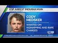 Indiana man accused of kidnapping, rape arrested in Kentucky cornfield