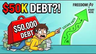 $50,000 in Debt? Here’s EXACTLY What to Do (Step-by-Step)