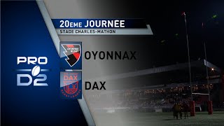 J20 PRO D2 - OYONNAX vs DAX : Le match en bref