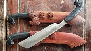 Cara Service parang - How to repair Big Knife #blacksmith