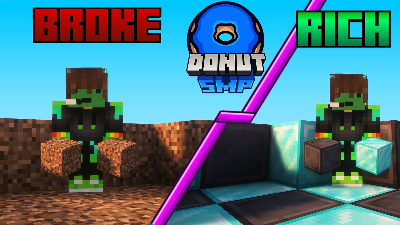 Getting Rich Again On Donut Smp Day 1 Youtube