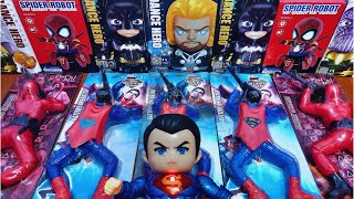 unboxing superhero toys superman