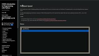 PROBLEM SET 0 - Playback Speed | SOLUTION (CS50P)