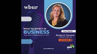 AIM: Brooke M. Thomson, President \u0026 CEO of AIM on WBUR Radio Boston