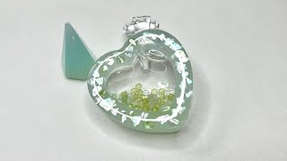 Heart shaker with  Jagae (mother-of-pearl)