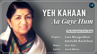 Yeh Kahan Aa Gaye Hum (Lyrics) - Lata Mangeshkar #RIP | Amitabh Bachchan, Rekha | Silsila |Shiv-Hari