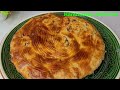 tasty uzbek flatbread with meat.