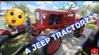 Jeep Tractor?? #jeep #tractor #Rare #empire #weird #tractorshow #willysjeep #willys