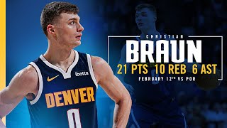 Christian Braun Full Game Highlights vs. Trail Blazers 📺 | 2/12/25