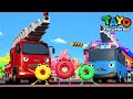 Let's help the fire truck Donuts! | Fire Truck Song | Tayo Rescue Team Song | Tayo the Little Bus