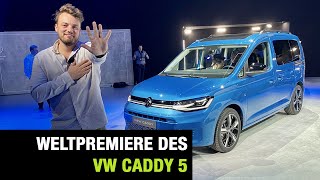 2020 VW Caddy 5 - Weltpremiere | Vorstellung | Sitzprobe | Exterieur | Interieur | Motoren | Test 🚙