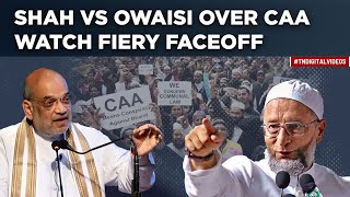 Amit Shah-Owaisi Faceoff Over CAA| Watch HM’s ‘Appeasement’ Charge As AIMIM Chief Links Law To NRC