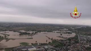 Maltempo, nel Vicentino campi sott'acqua e strade bloccate