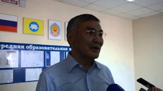 01.09.2014 г. 2. Алексей Орлов принял участие в открытии школы в п. Сарпа Кетченеровского района