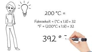 200 Celsius to Fahrenheit (oven)