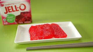 JELL-O like Tuna Sashimi マグロのお刺身みたいなジェロー ラズベリーアップル