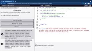 Binary Agents FreeCodeCamp challenge