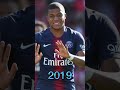 Mbappe evolution 2015-2022