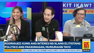 #BakitIkaw? The DZRH Job Interview for 2025 Elections: Atty. Vic Rodriguez
