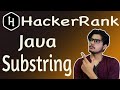 Java Substring HackerRank Solution | Hackerrank Java String Introduction substring function in java