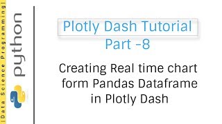 Creating Real time chart form Pandas Dataframe in Plotly Dash | Plotly Dash Tutorial Part -8