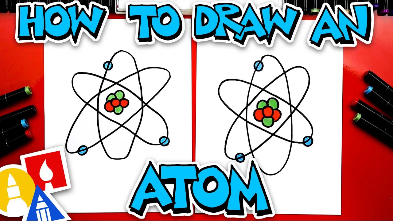How To Draw An Atom Youtube