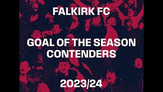 Falkirk FC Goal of the Season Nominees 2023/24
