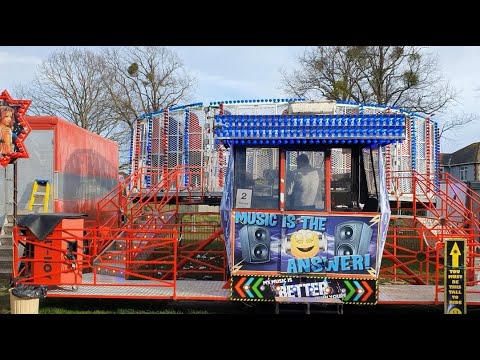 Round-Up Ride William Cole & Son Easter Funfair Bournemouth 2024 # ...