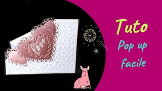 POP UP CARD TUTORIAL N°51: very easy