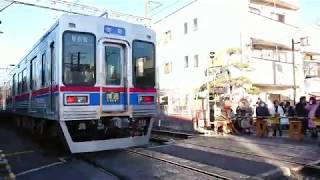 京成3500形3532f　柴又駅発車