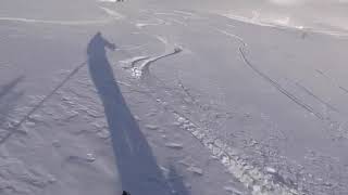 Skiing the Vallon de Longet (Queyras, France)