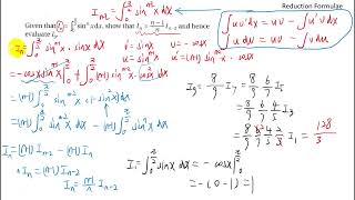 1.7 CIE FP2 进阶数学 Reduction Formulae