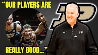Matt Painter Says People "Get Lost" With Purdue Because Of Recruit Rankings: "Our Players Are Good."