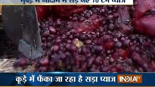 Around 10 Tonnes Imported Onions Rot in Mumbai Amid Onion Crisis - India TV