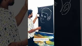 Super Star Mahesh Babu Painting | #Maheshbabu | Creating For India | Harrsha Artist | #Ytshorts
