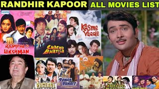Randhir Kapoor Hit and Flop All Movies List|Randhir kapoor filmography|Randhir Kapoor movie name