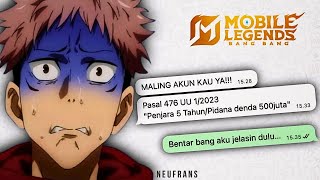 Aku dituduh M4LING akun Mobile Legend, dan inilah yang terjadi.....😱 - Mobile Legend