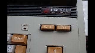 SHARP MZ-700  Restoration  (model MZ-722  1984)