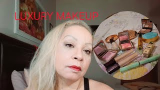 MAKEUP TUTORIAL COM MARCAS DE LUXO REAL MUITO LUXO  #maquiagem