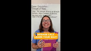 Learn your way! - Dosage Calculation #4 | @LevelUpRN