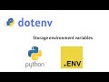 📦dotenv: use for storage and protect environment variables.