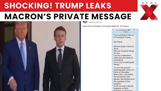 Trump Leaks Macron’s Private Message as Greenland Row Explodes