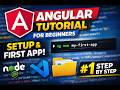 Angular Tutorial for Beginners #1 | Setup Environment & Create First Angular App