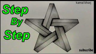 How to drow impossible star short video