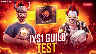 LIVE GUILD TEST 1V1 WITH FASTEST PLAYERS 🥵 || YOUTUBER LIVE GUILD TEST 🤩 || #classyff #fflive