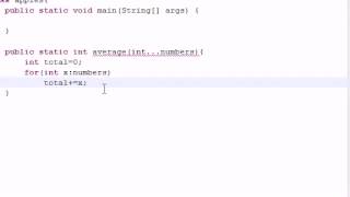 Java Programming Tutorial 35 Variable Length Arguments